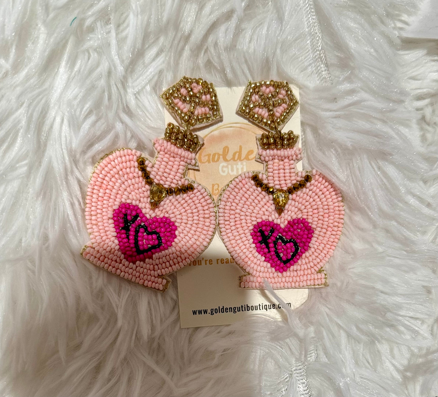 Love potion earrings
