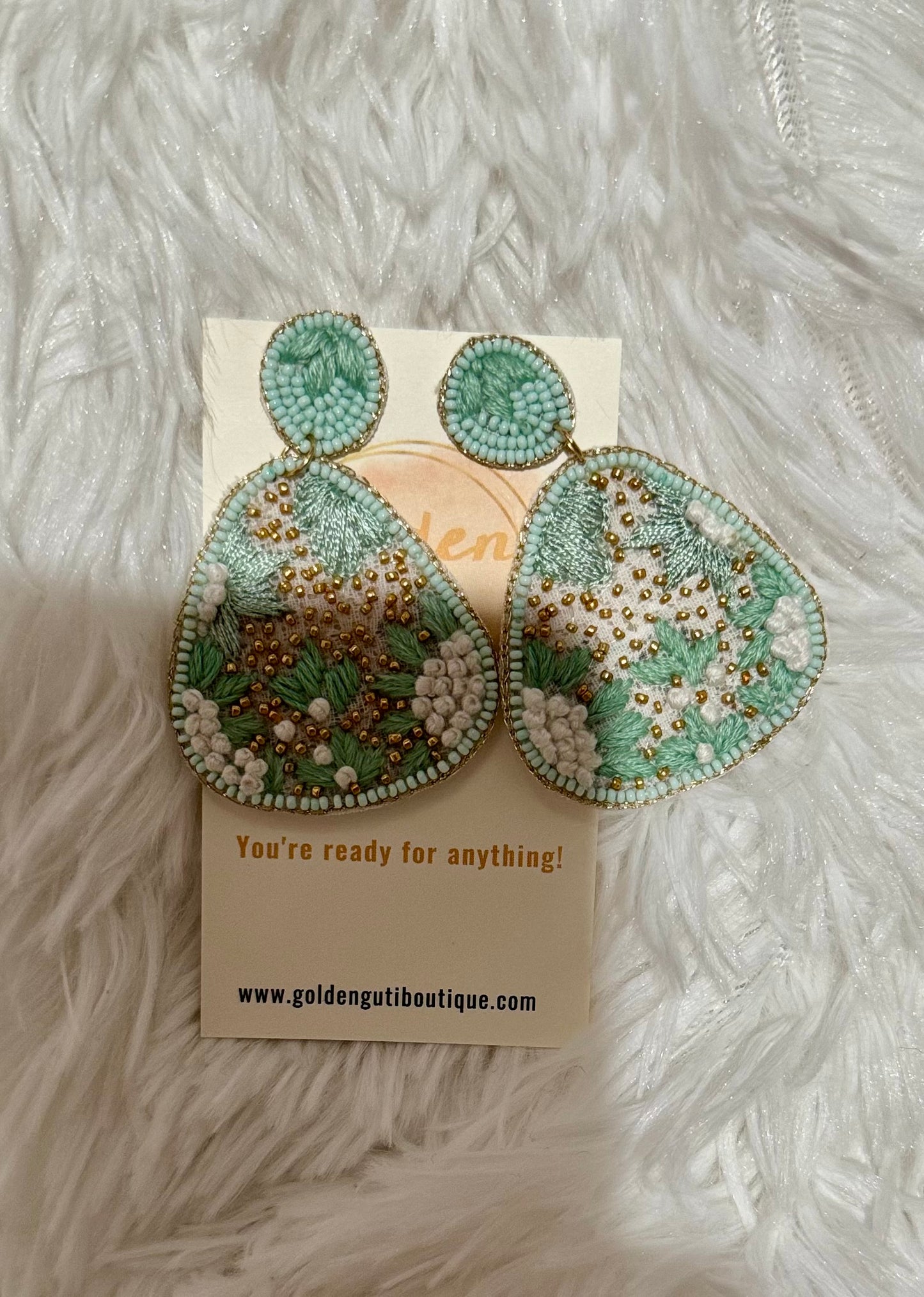 Floral Drop Earrings