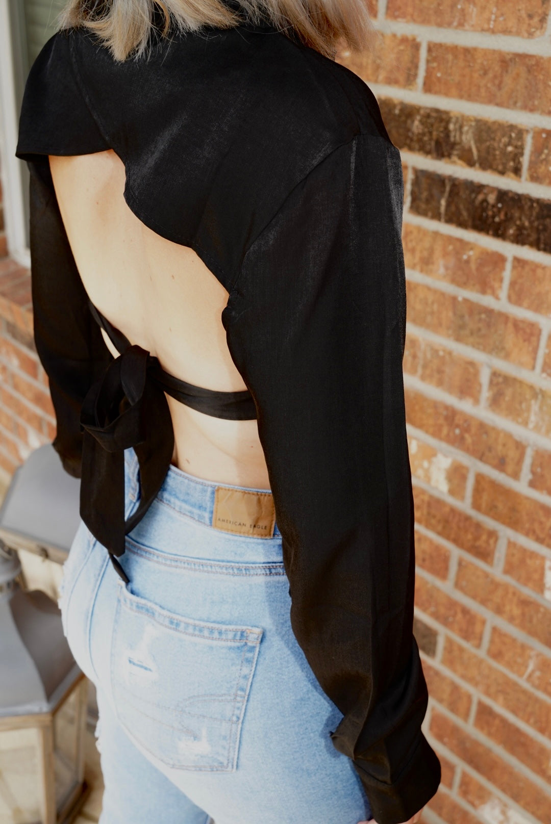 Cruise with me Backless Button-Front Top