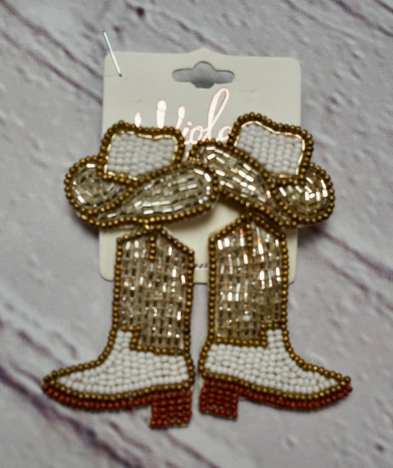 Cowgirl Boots Earrings