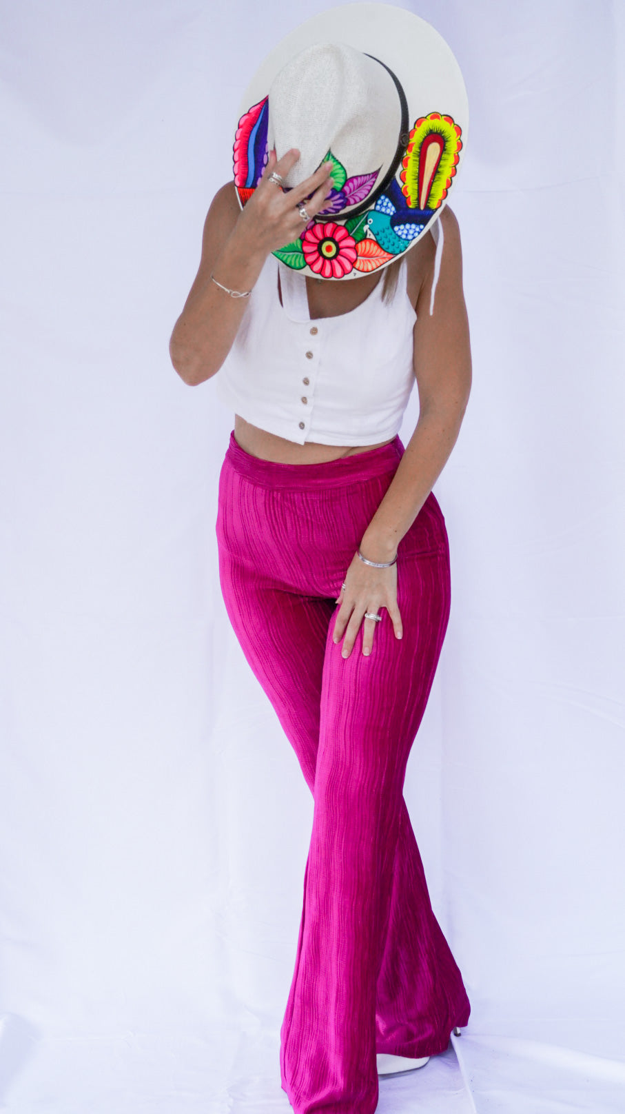 Fuchsia Lined Pants