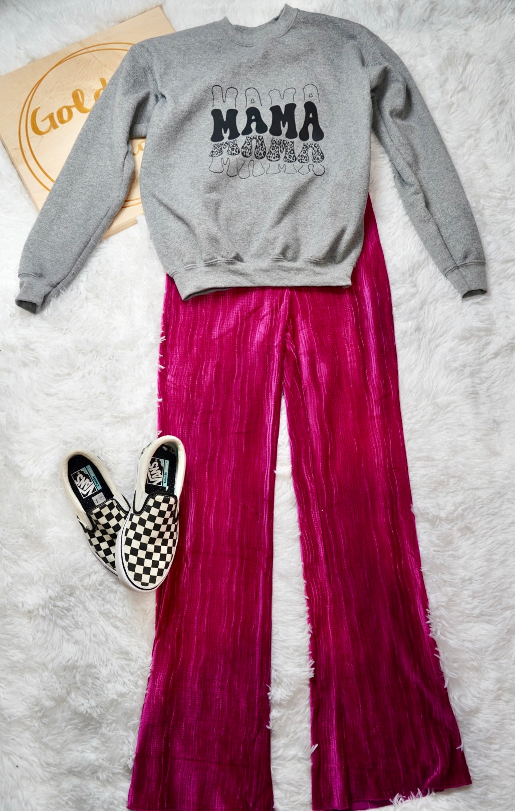 Fuchsia Lined Pants