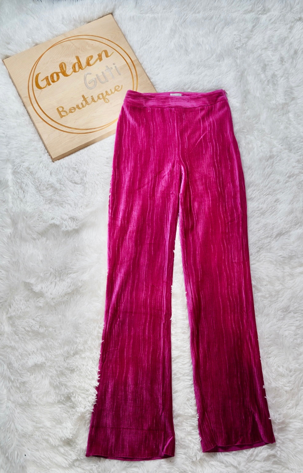 Fuchsia Lined Pants